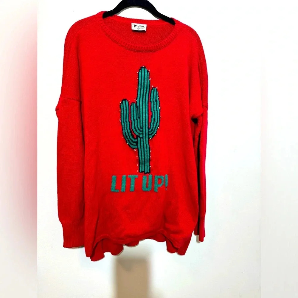 Show Me Your Mumu Cactua Holiday Sweater - Picture 2 of 6